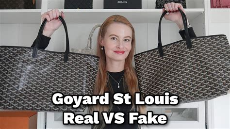 real vs fake goyard purse|are goyard bags real.